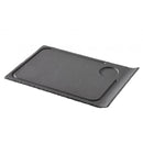 Revol Basalt Rectangular Gourmet Plate With Curved Edge, Matt Slate