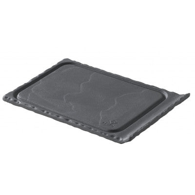 Revol Basalt Small Grooved Tray, Matt Slate