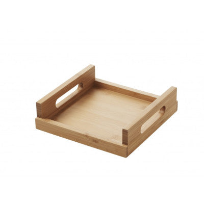Revol Basalt Bamboo Service Tray With 2 Side Handle, Small