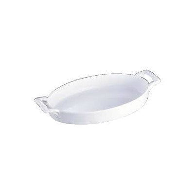 Revol Belle Cuisine Oval Gratin Dish With Two Handle, White