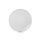 Revol Equinoxe Round Flat Plate, White Cumulus