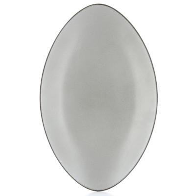 Revol Equinoxe Oval Plate, Pepper White