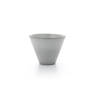 Revol Equinoxe Large Conical Bowl, Pepper White