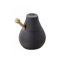 Revol Likid Mustard Pot With Spatula, Slate