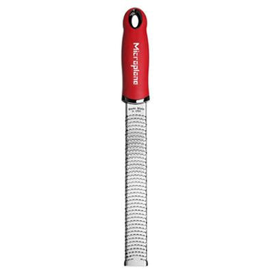 Microplane Premium Classic Fine Zester Grater, Red Handle