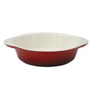 Chasseur Cast Iron Round Gratin Dishes, Red