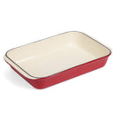 Chasseur Cast Iron Rectangular Baking Dish, Red