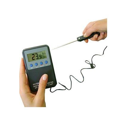 ALLA Premium Digital Thermometer with Stainless Steel Probe, Alarm, -50+200°C/-58+39°F