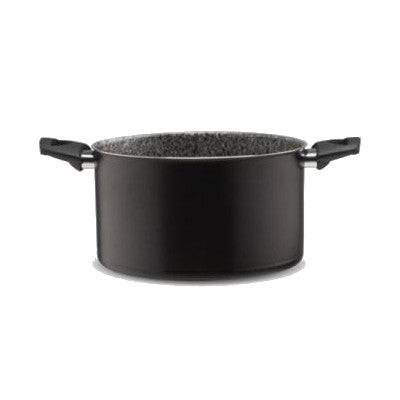 Piardinox Induction Line Non-Stick Induction Stock Pot With Glass Lid