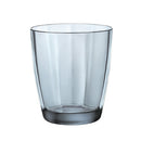 Bormioli Rocco Pulsar Acqua Rock Glass, Ocean Blue