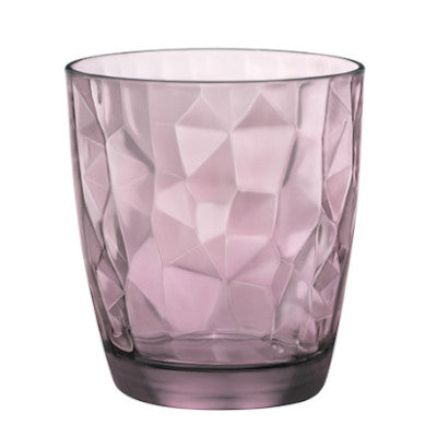 Bormioli Rocco Diamond D.O.F Water Glass, Rock Purple
