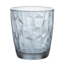 Bormioli Rocco Diamond D.O.F Water Glass, Ocean Blue