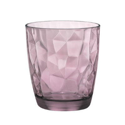 Bormioli Rocco Diamond Water Glass, Rock Purple