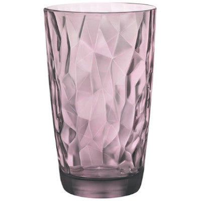 Bormioli Rocco Diamond Cooler Glass, Rock Purple