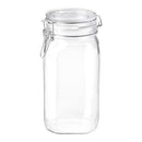 Bormioli Rocco Fido Square Glass Jar, Lock Cover