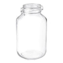 Bormioli Rocco Fido Round Glass Jar, Lock Cover