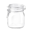 Bormioli Rocco Fido Square Glass Jar, Lock Cover