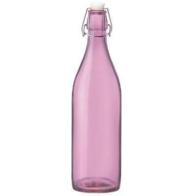 Bormioli Rocco Giara Glass Bottle, Light Purple