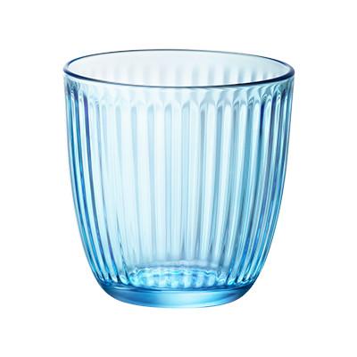 Bormioli Rocco Line Tumbler Glass, Lively Blue