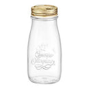 Bormioli Rocco Quattro Stagioni Bottle, Gold Screw Cover