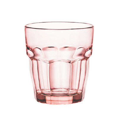 Bormioli Rocco Rock Bar Rock Glass, Pink