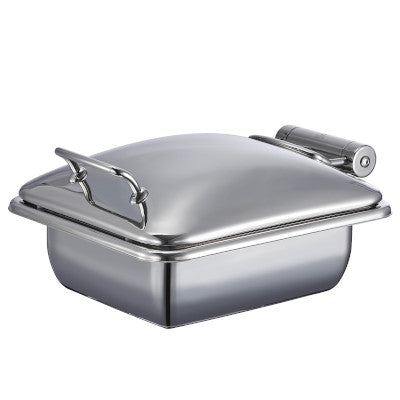 Gastro COSMO Stainless Steel Induction Chafing Dish With Insert, Stainless Steel Lid, Size 1/2