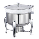 Gastro GUSTO Stainless Steel Sauce Tureen With Porcelain Insert & Stand, Large