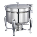 Gastro GUSTO Stainless Steel Sauce Tureen With Stainless Steel Insert & Stand, Large