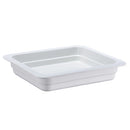 Gastro Porcelain Food Insert Pan, Size 1/2