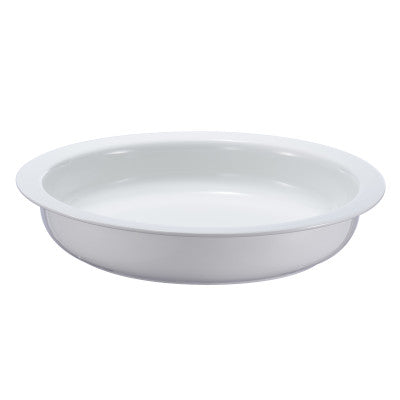Gastro Porcelain Round Food Insert Pan, 4ltr