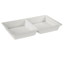 Gastro Porcelain Divided Food Insert Pan, Size 1/1
