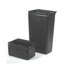 Unica Trolley Silverware Bin, Black