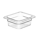 Cambro Camwear Polycarbonate Food Insert Pan, Size 1/8