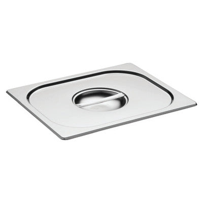 Gourmet Steel 201 Stainless Steel Food Insert Pan Cover Only, Size1/2