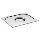 Gourmet Steel 188 Stainless Steel Anti-Jam GN Food Insert Pan Cover Only, Size 1/1